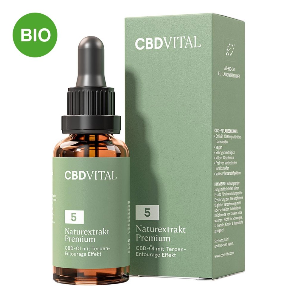 CBD Ãl 5% Naturextrakt Premium CBD VITAL