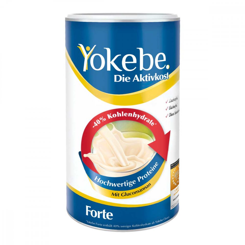 Yokebe Forte - DiÃ¤tshake mit weniger Kohlenhydraten