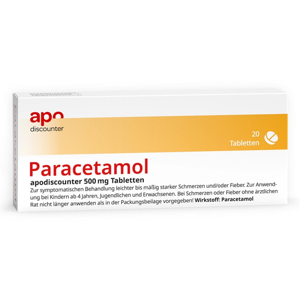 Paracetamol 500 mg von apodiscounter