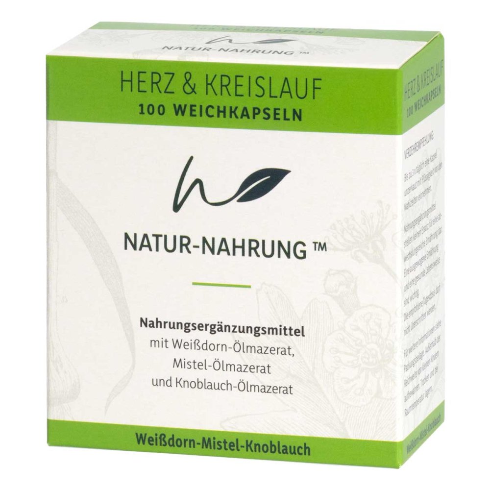 Natur-Nahrung Herz & Kreislauf WeiÃd.+mistel+knobl