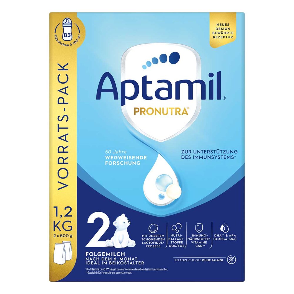 Aptamil Pronutra 2 Folgemilch ab dem 6. Monat