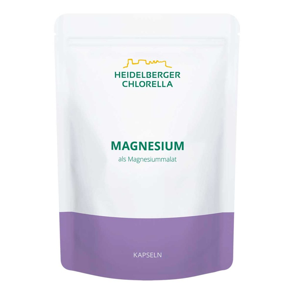Heidelberger Chlorella Magnesium als Magnesiummalat Kapseln