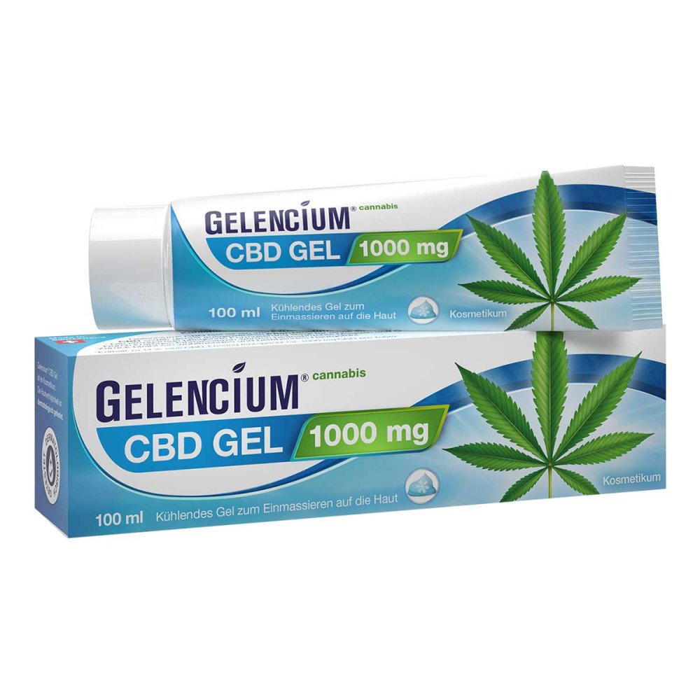 GELENCIUM Cannabis CBD Gel 1000 mg kÃ¼hlend