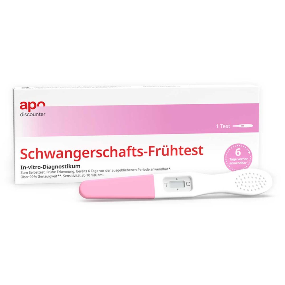 Schwangerschaftstest FrÃ¼htest von apodiscounter