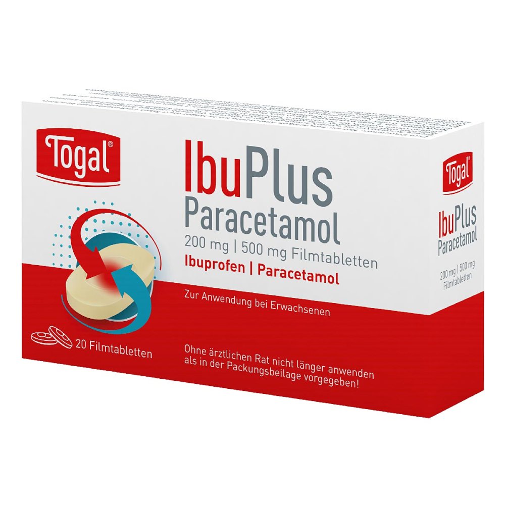 Togal Ibuplus Paracetamol 200 mg/500 mg Filmtabletten