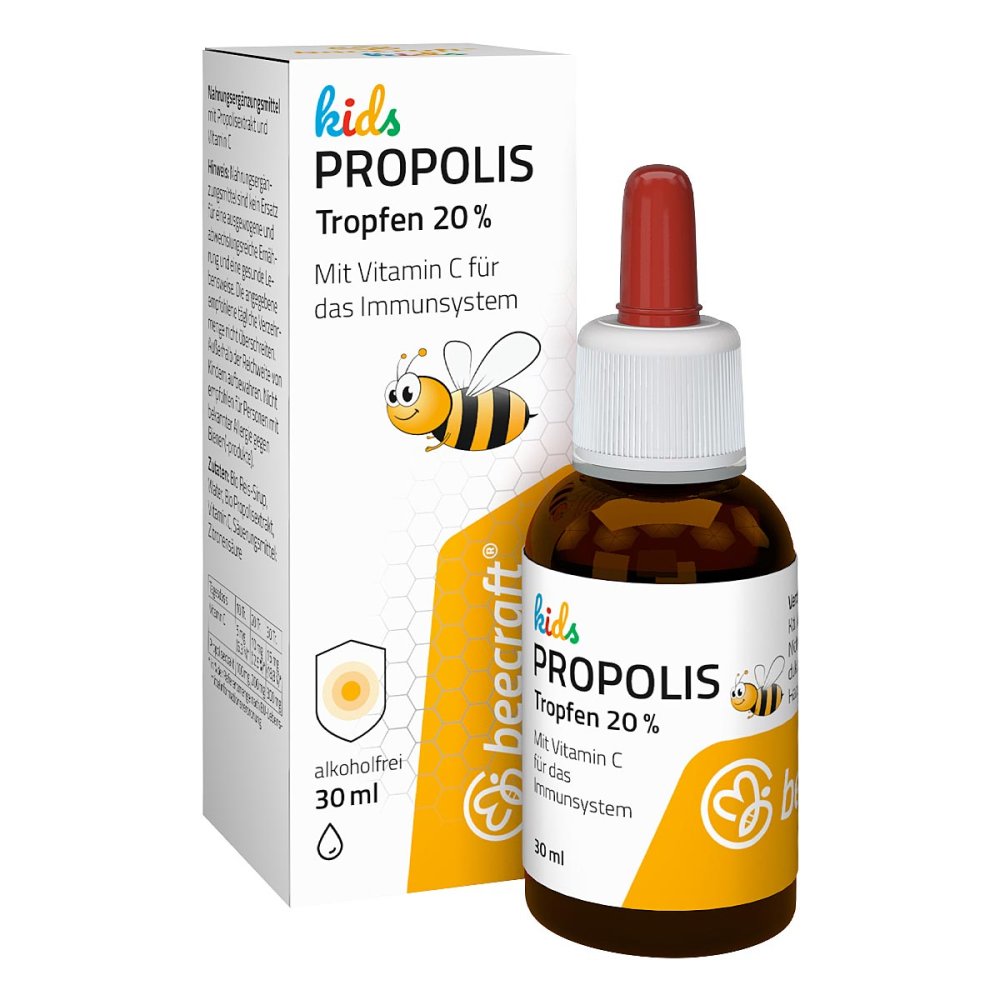 Beecraft Kids Propolis Bio Tropfen 20% Plus Vitamine c
