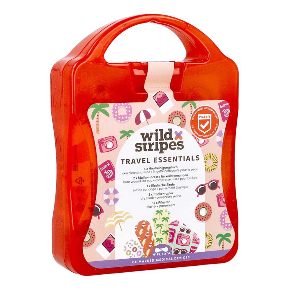 Wild Stripes Travel Essentials First Aid Kit