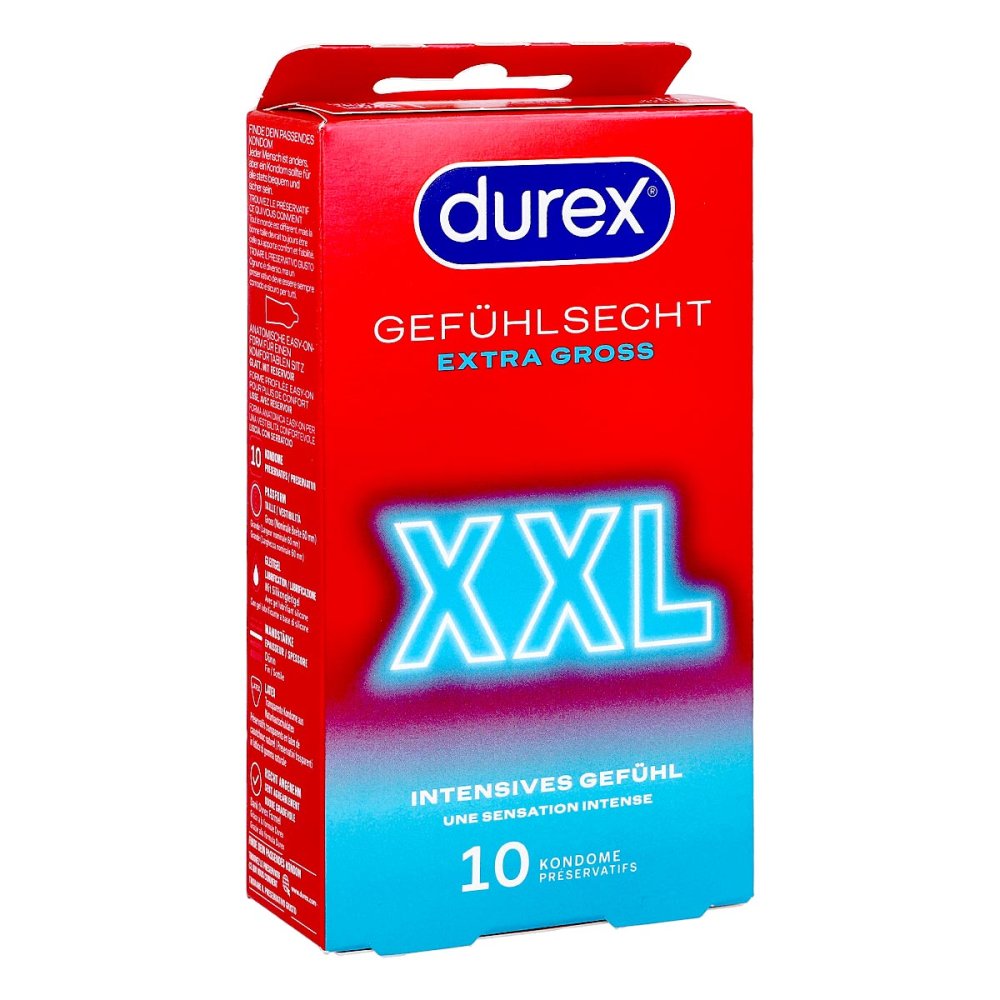 Durex GefÃ¼hlsecht Xxl Kondome