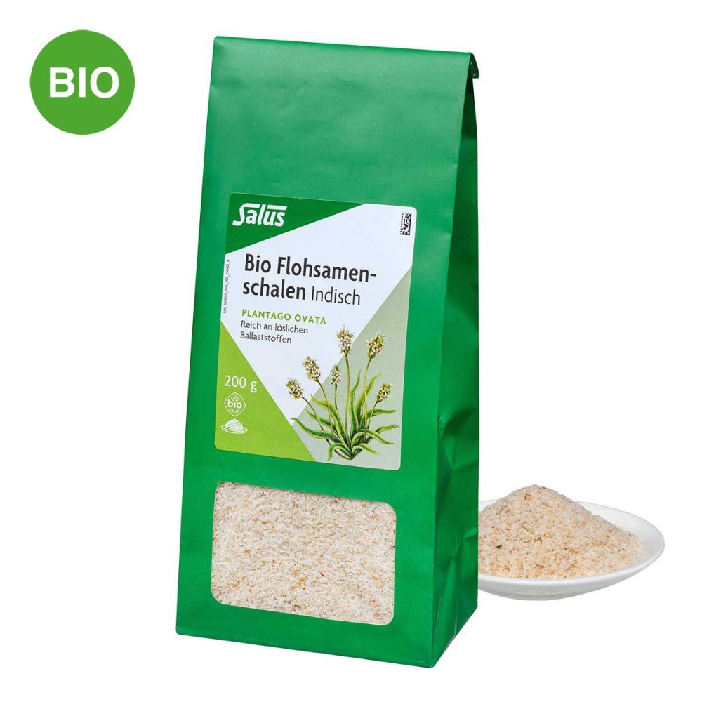 Bio Flohsamenschalen indisch Beutel