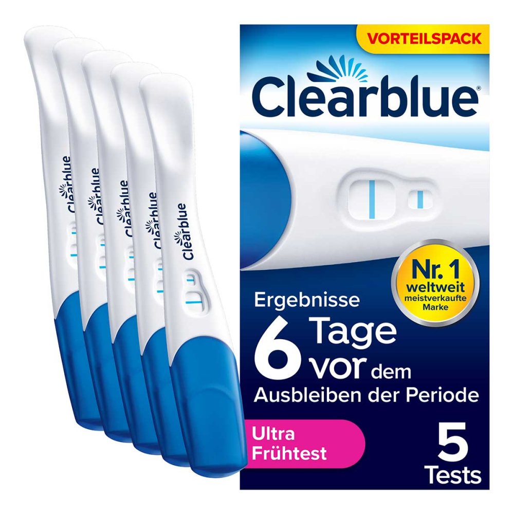 Clearblue Schwangerschaftstest FrÃ¼he Erkennung