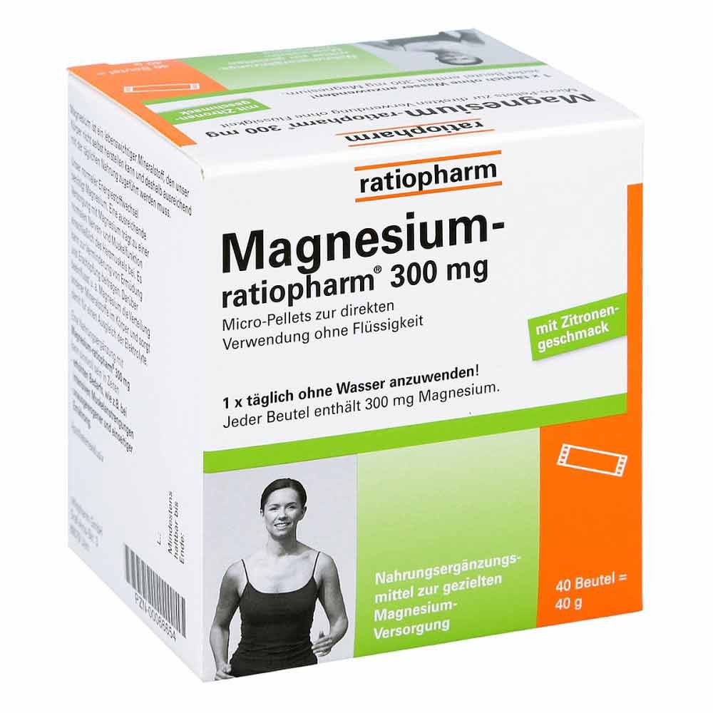 Magnesium Ratiopharm 300 mg Micro Pellets mit Granulat