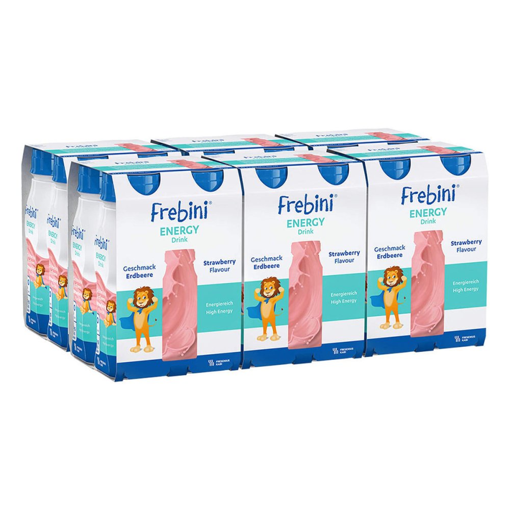 Frebini Energy Drink Erdbeere Trinkflasche