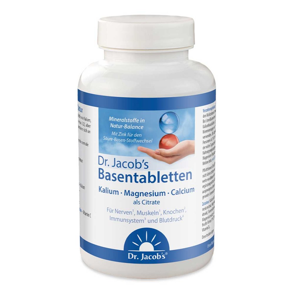 Dr. Jacob's Basentabletten Kalium Magnesium Calcium Citrat
