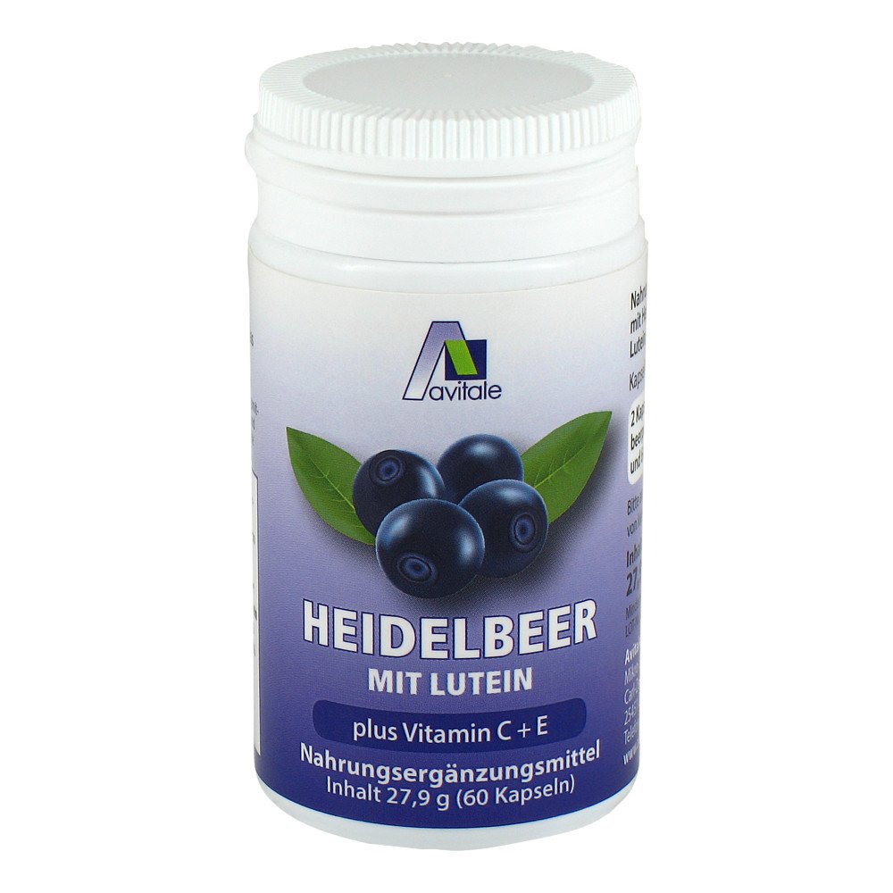 Heidelbeer Kapseln + Lutein + Vitamine c+e