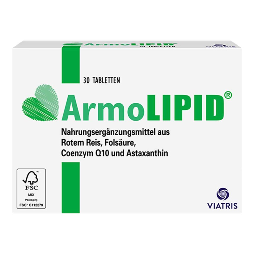 ArmoLIPID - roter Reis Kapseln mit Folsäure, Q10, Astaxanthin