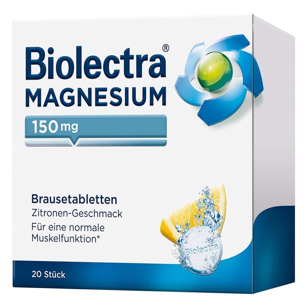 Magnesium Biolectra Brausetabletten