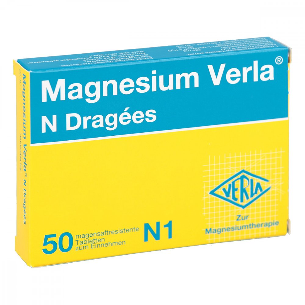 Magnesium Verla N Dragees