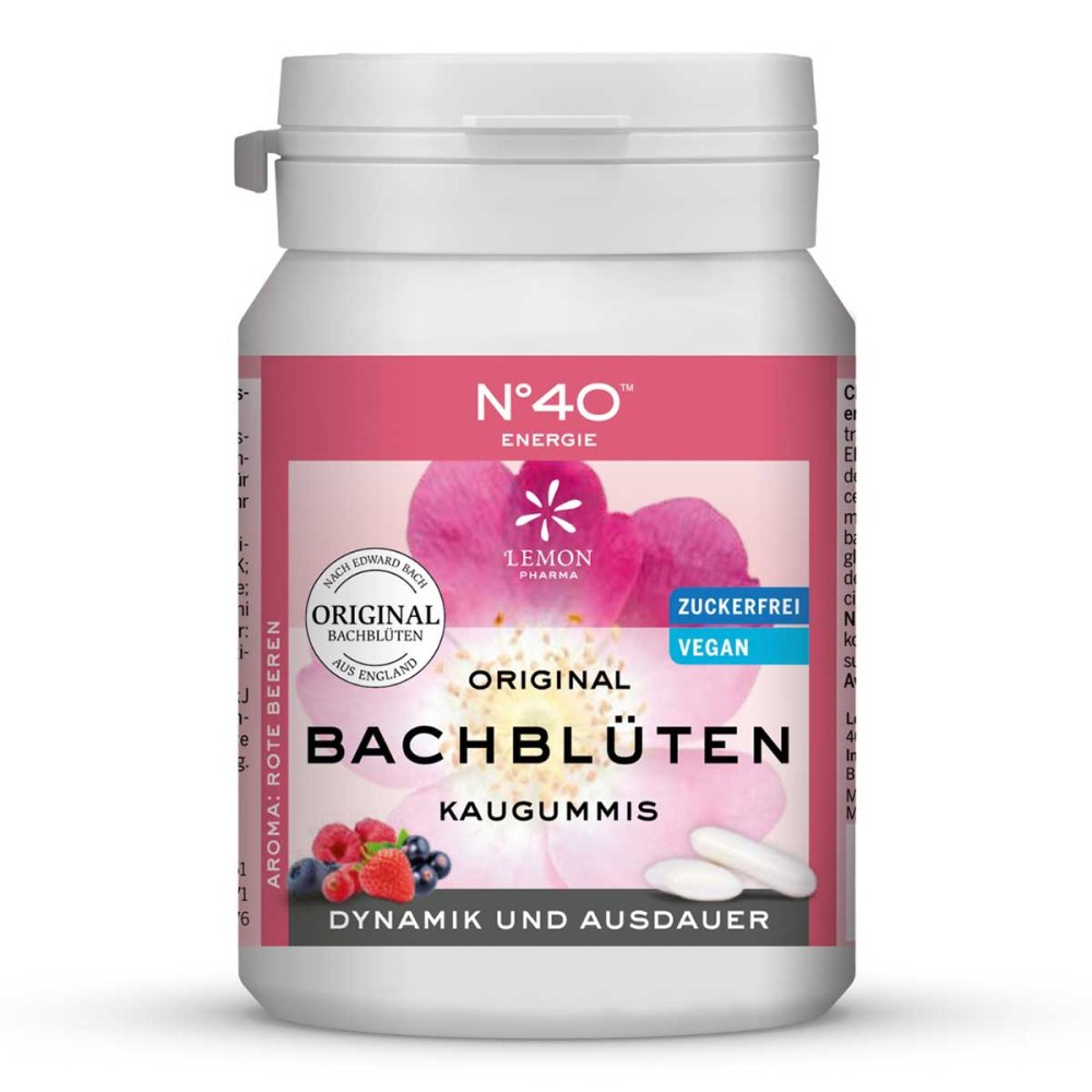 Energie Kaugummi nach Doktor bach