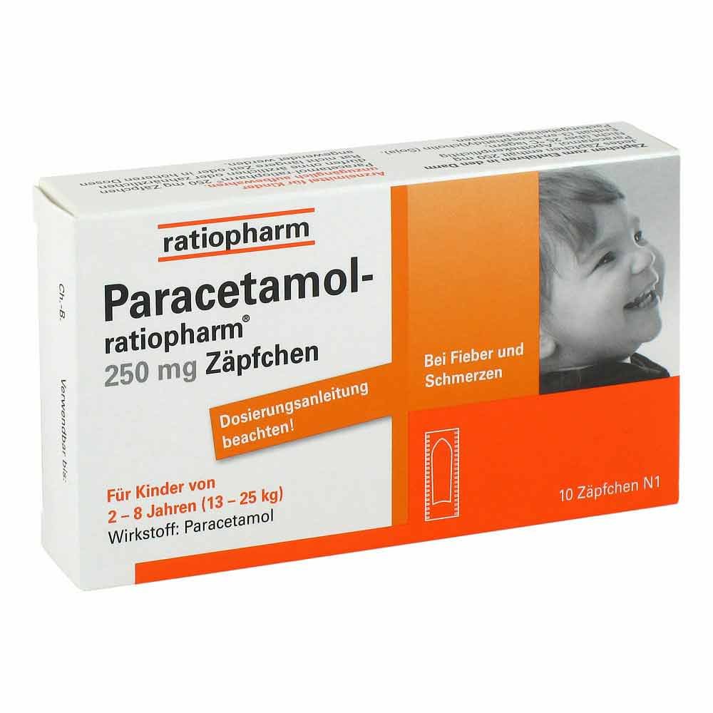 Paracetamol ratiopharm 250mg
