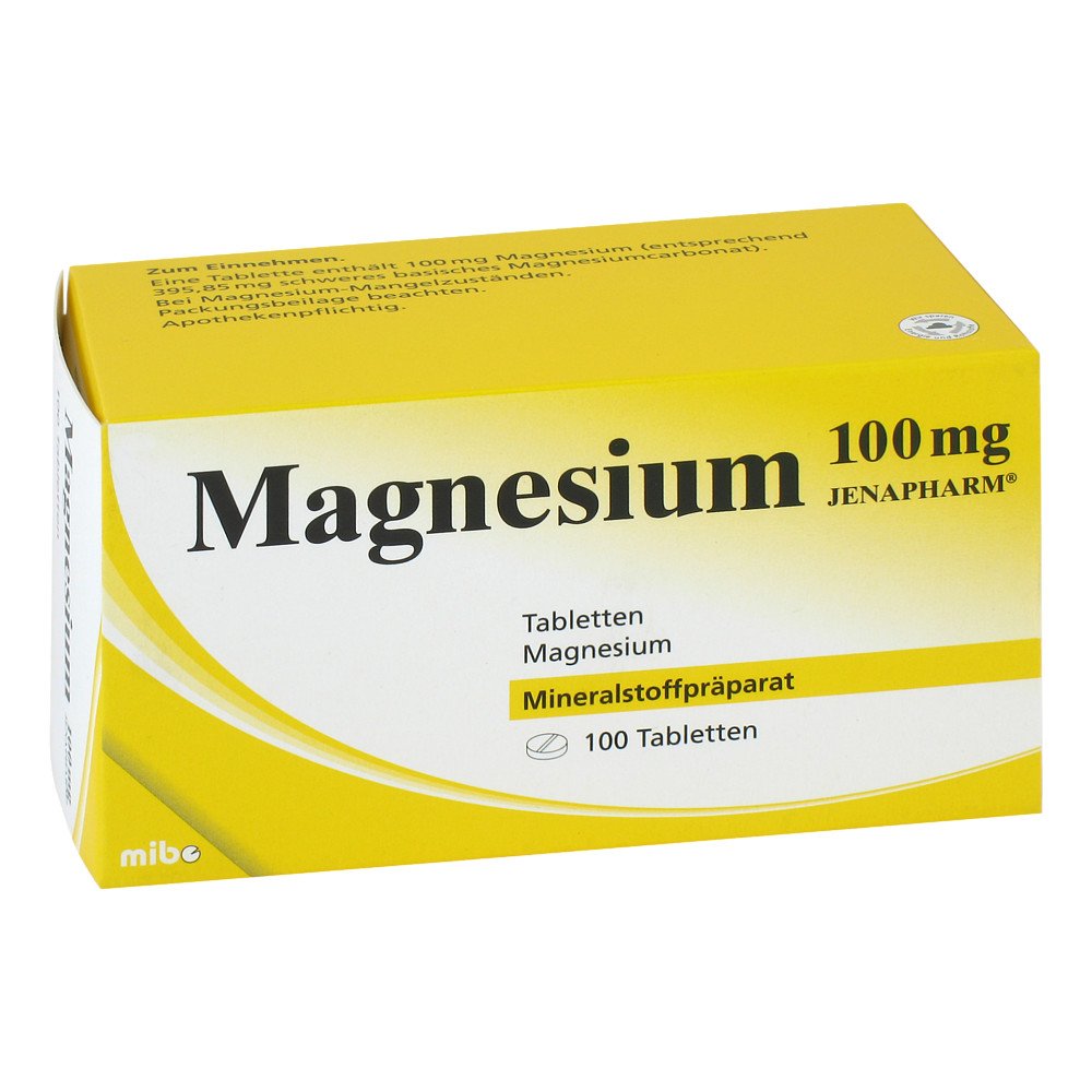 Magnesium 100 mg Jenapharm Tabletten