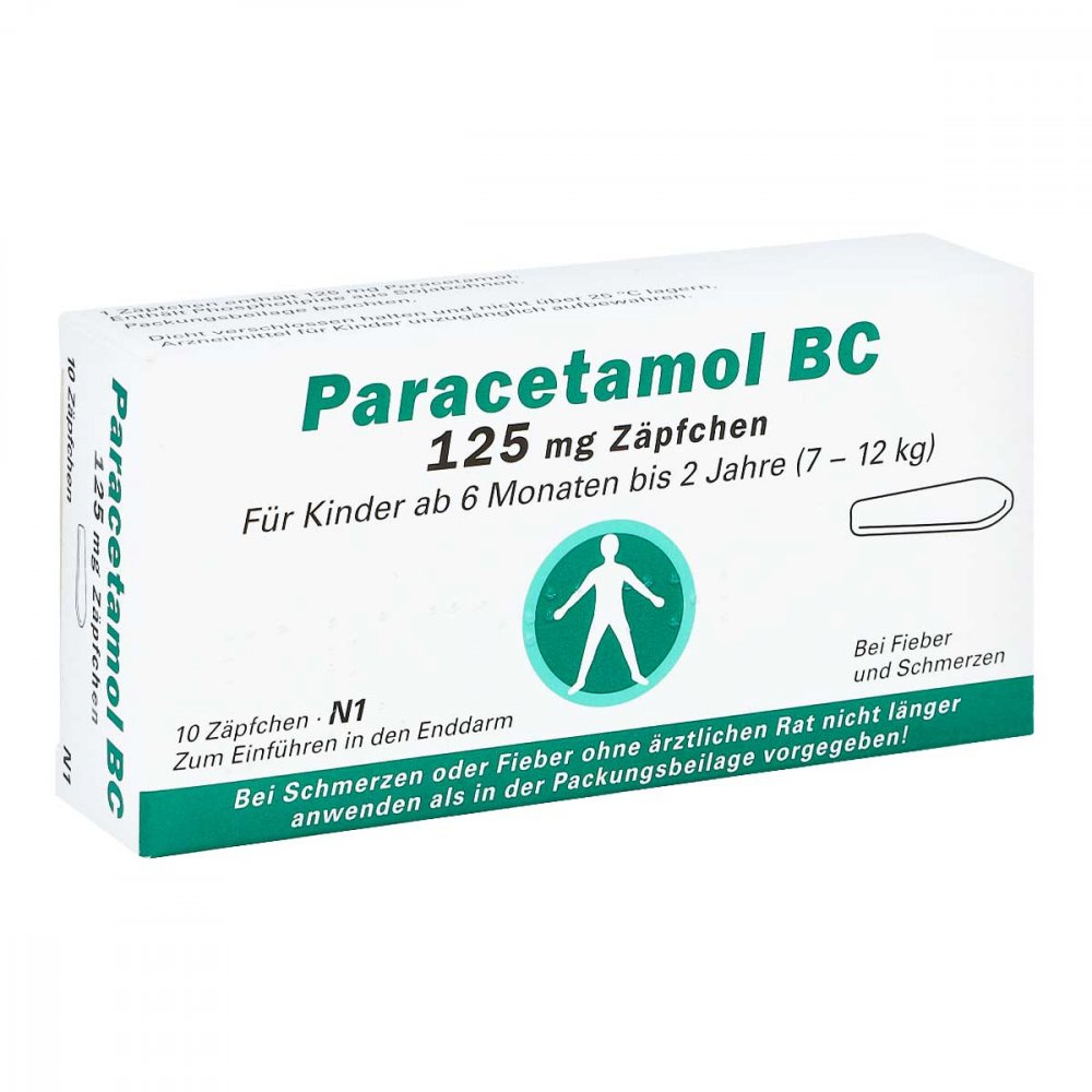 Paracetamol BC 125 Mg Suppositorien