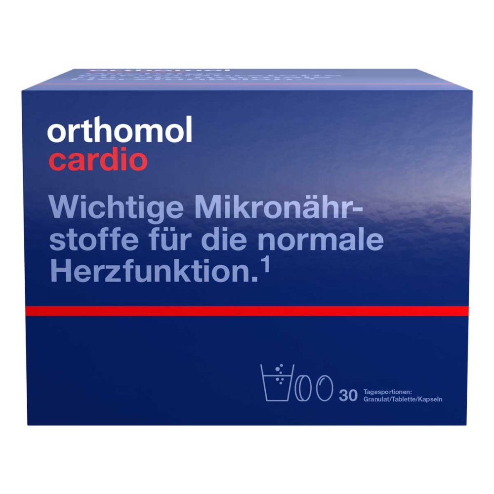 Orthomol Cardio Granulat/Tablette/Kapseln 30er-Packung