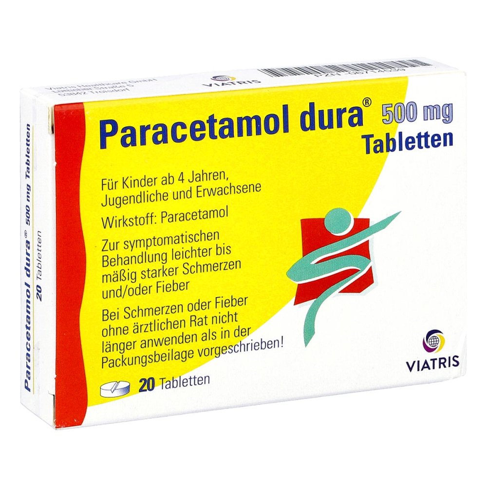 Paracetamol dura 500mg