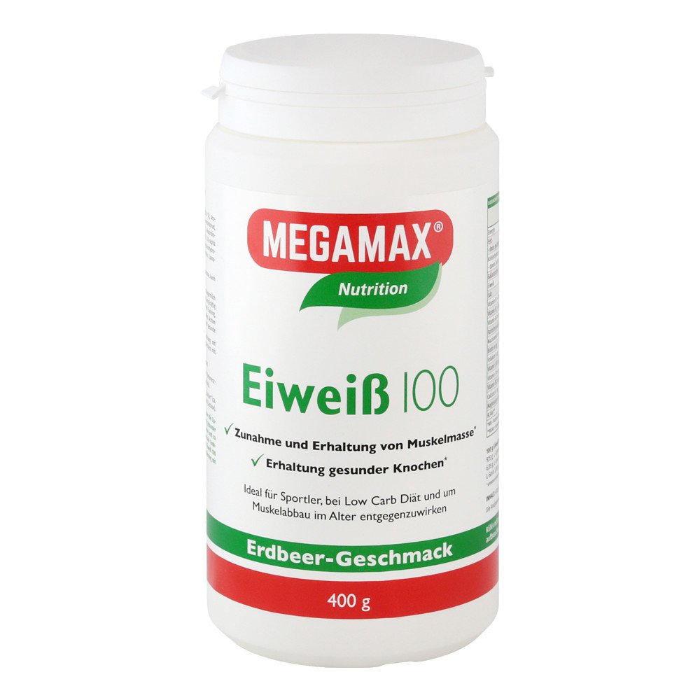 Eiweiss 100 Erdbeer Megamax Pulver