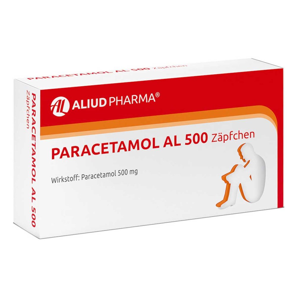 Paracetamol AL 500 Zäpfchen bei akuten Schmerzen und Fieber