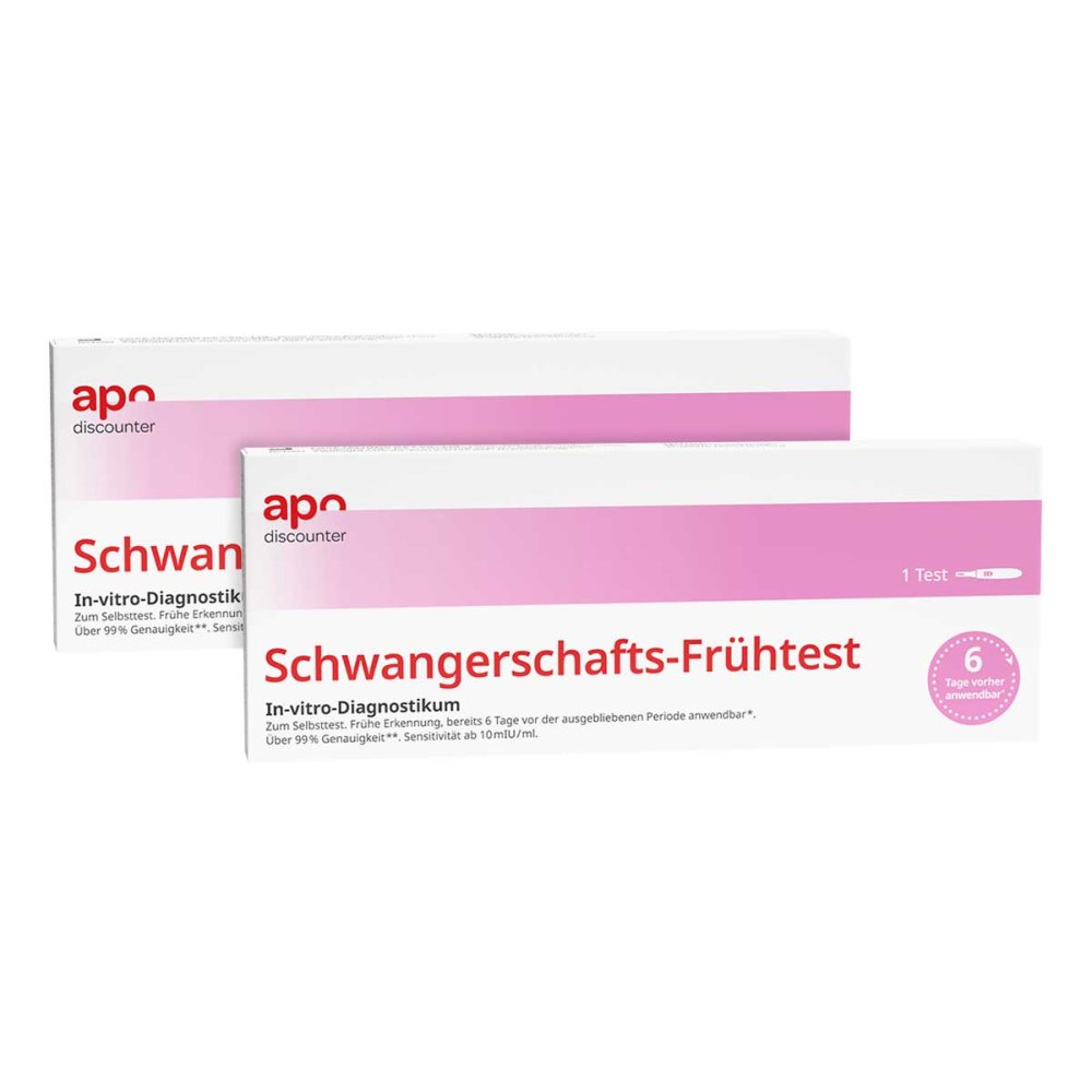 Schwangerschaftstest Frühtest von apodiscounter