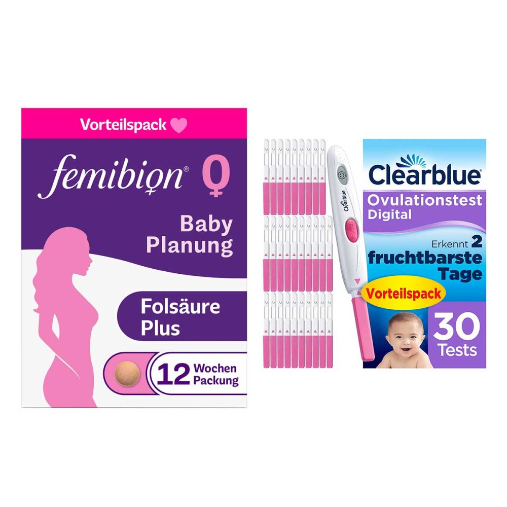 Femibion 0 Babyplanung + Clearblue Ovulationstest Digital