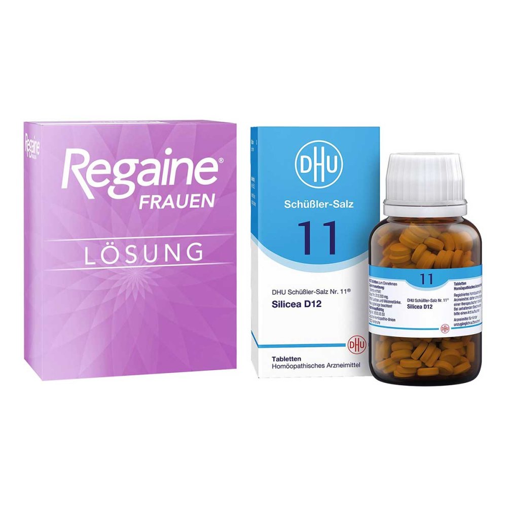 DHU Schüßler-Salz Nummer 11 Silicea D12 Tbl. & Regaine® Frauen