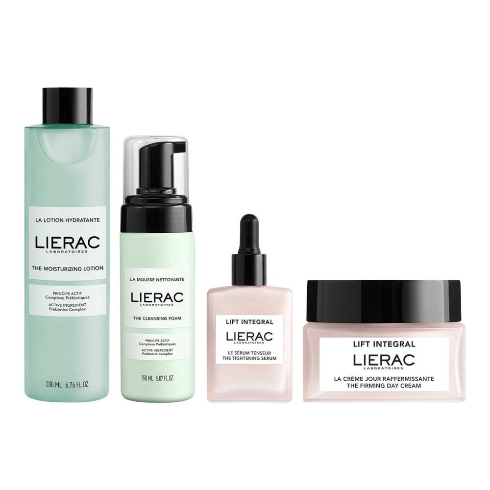Lierac Reinigungsschaum, Lotion, Integral Serum & Tagescreme