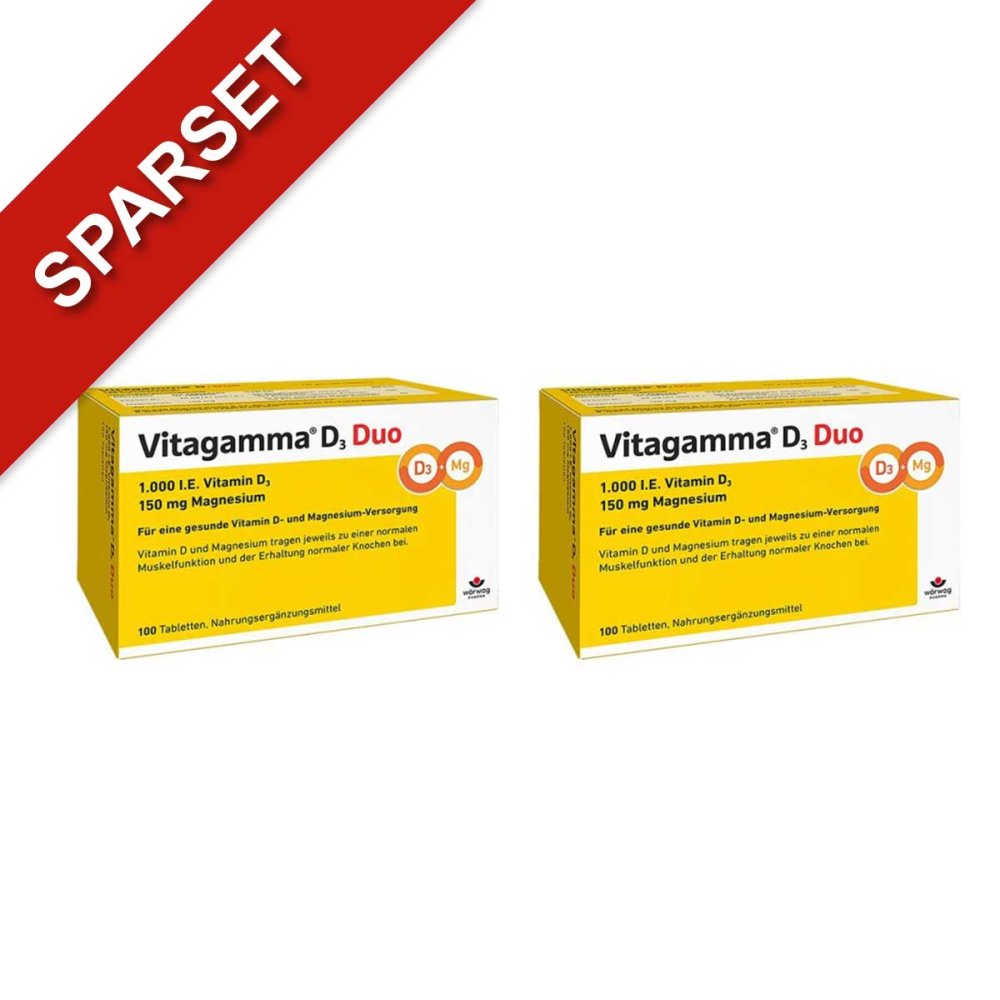 Vitagamma D3 Duo 1.000 I.e Vitamine d3 150mg Magnes.nem