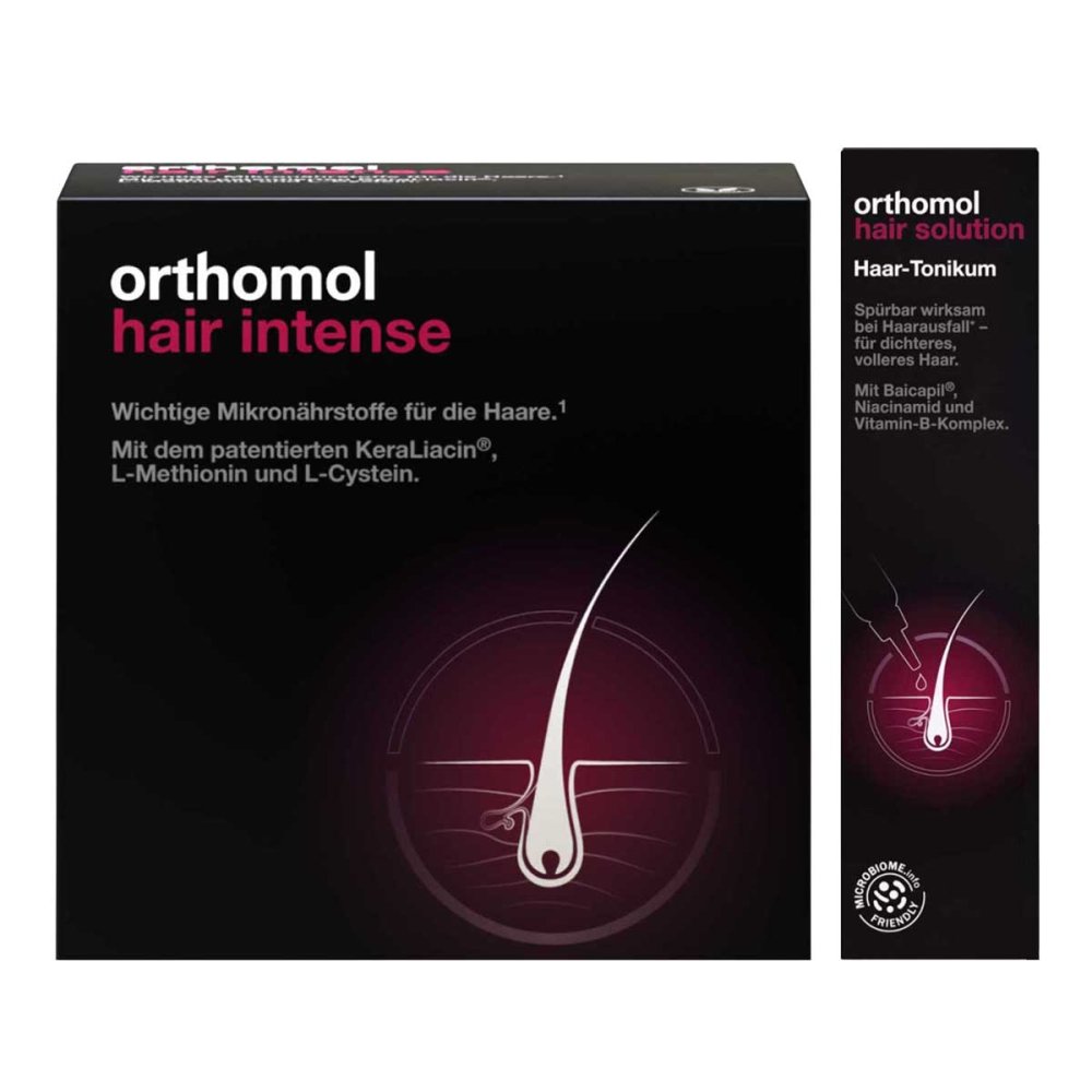 Orthomol Hair Solution Tonikum + Orthomol Hair Intense Kapseln