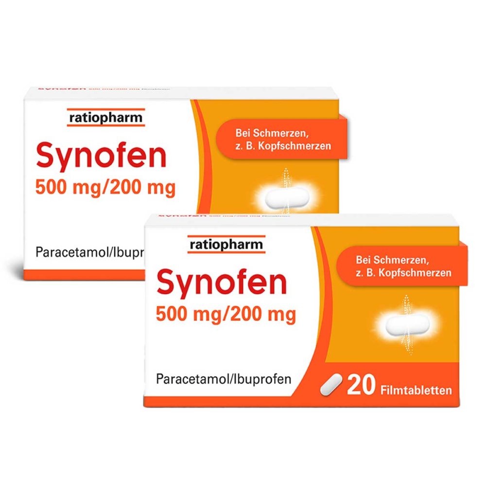 Synofen – mit Ibuprofen und Paracetamol