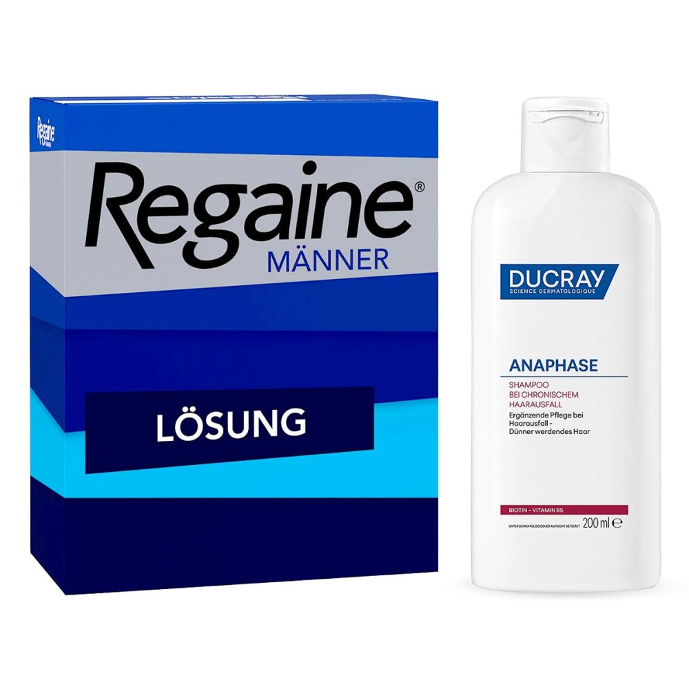 Regaine® Männer Lösung (3x60 ml) + Ducray Anaphase Shampoo