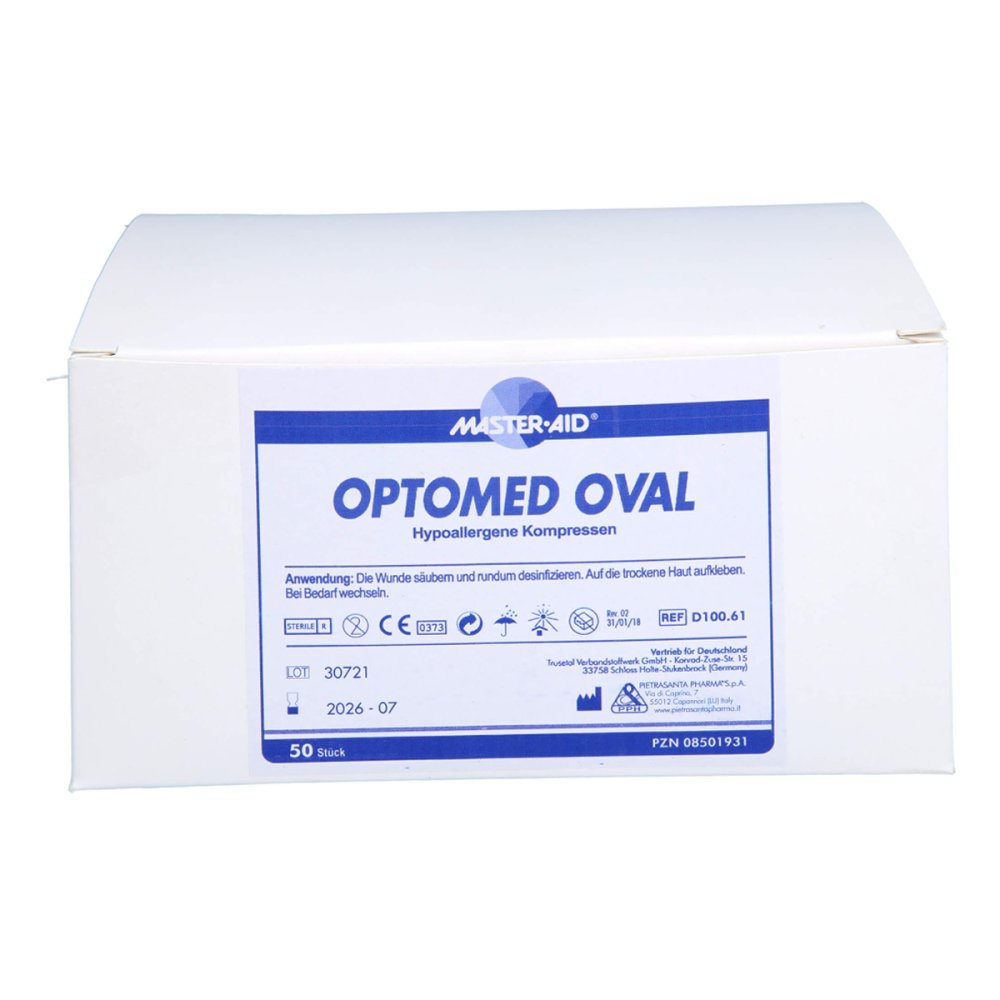 Optomed oval Wundverband selbstklebend Master Aid