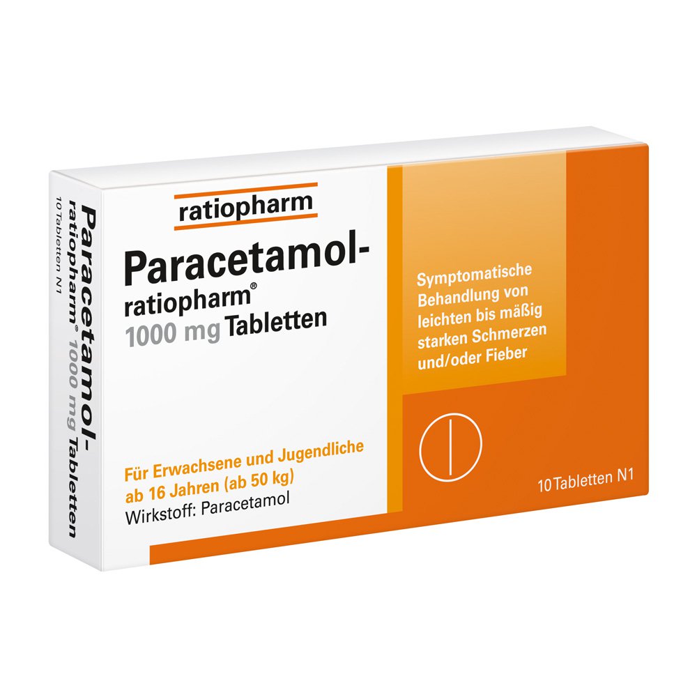 Paracetamol ratiopharm® 1000 mg