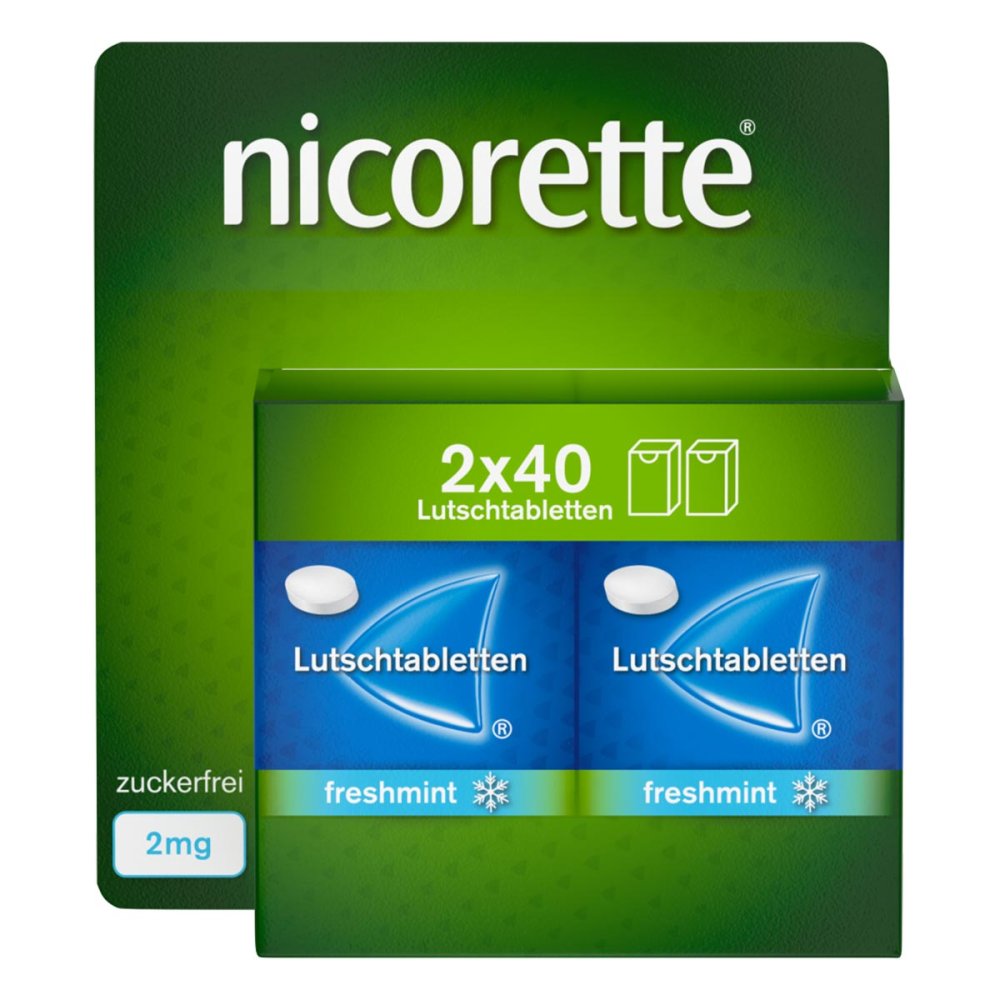 nicorette® Lutschtabletten 2 mg freshmint