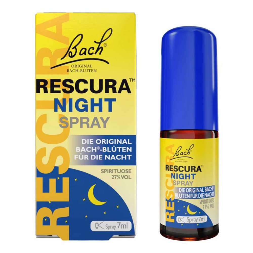 Bachblüten Original Rescura Night Spray mit Alkohol
