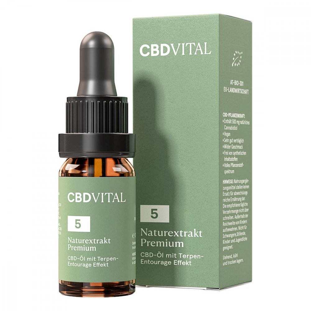 CBD Öl 5% Naturextrakt Premium CBD VITAL