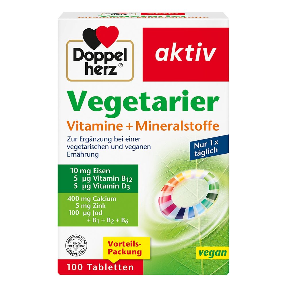 Doppelherz Vegetarier Vitamine + Mineralstoffe