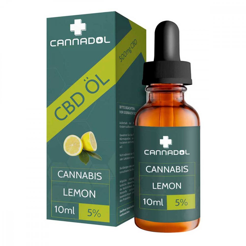 Cbd 5% Bio Cannadol Hanfextrakt Lemon Tropfen