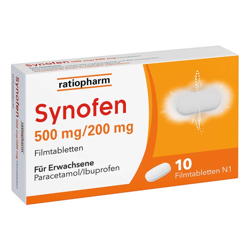 Synofen - mit Ibuprofen und Paracetamol