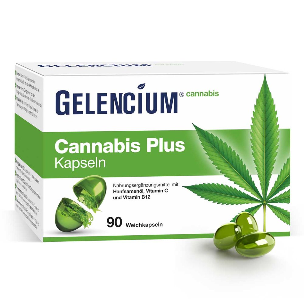 GELENCIUM Cannabis Plus Kapseln mit Vitamin B12