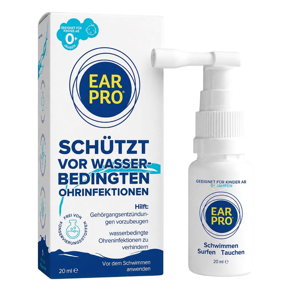Ear Pro Ohrenspray Schutz Schwimmen Tauchen Surfen