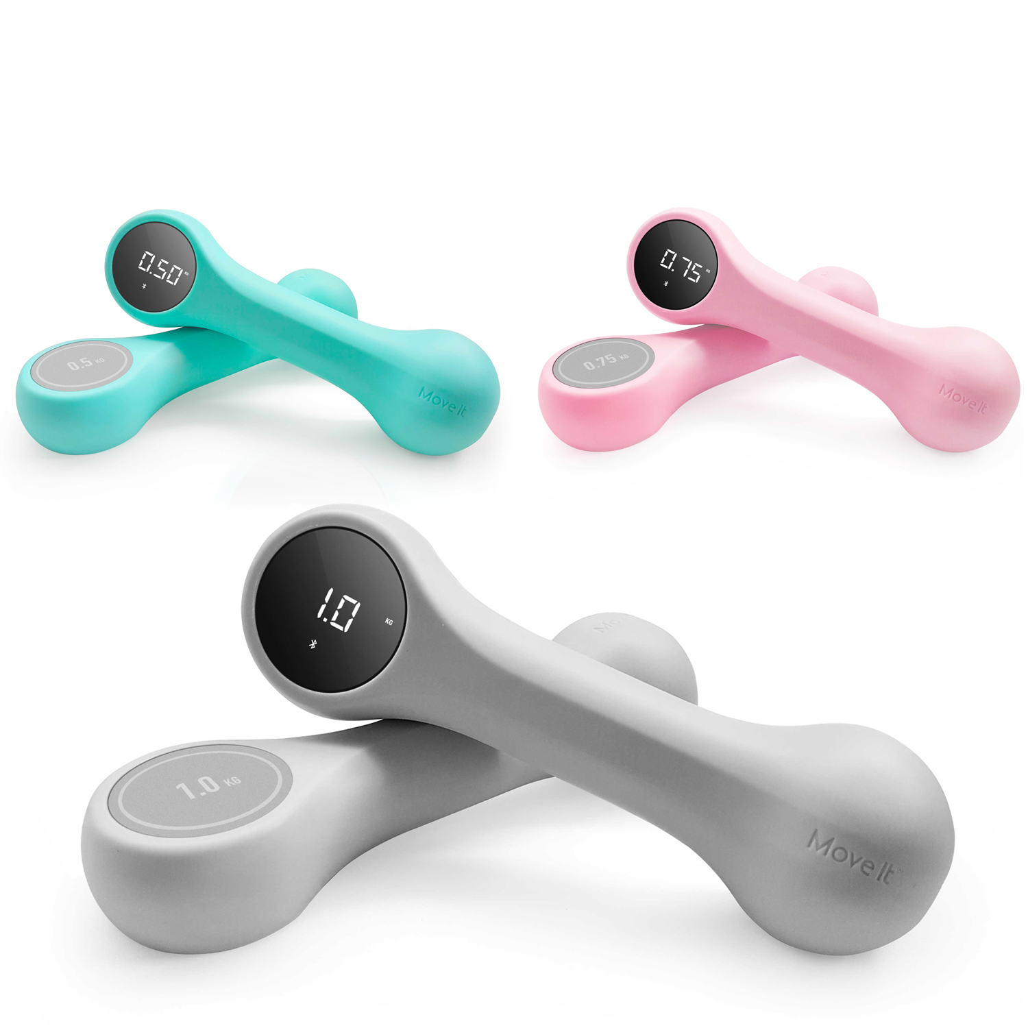 3er Hantel-Set Power KH3