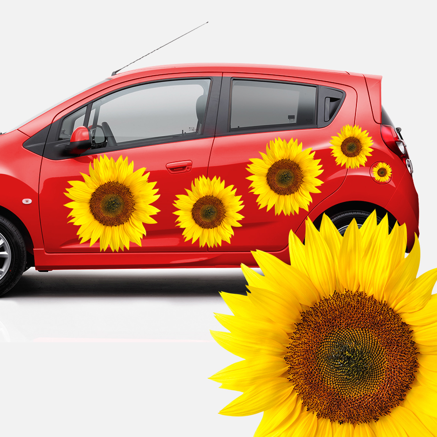 Autoaufkleber 'Sonnenblume'