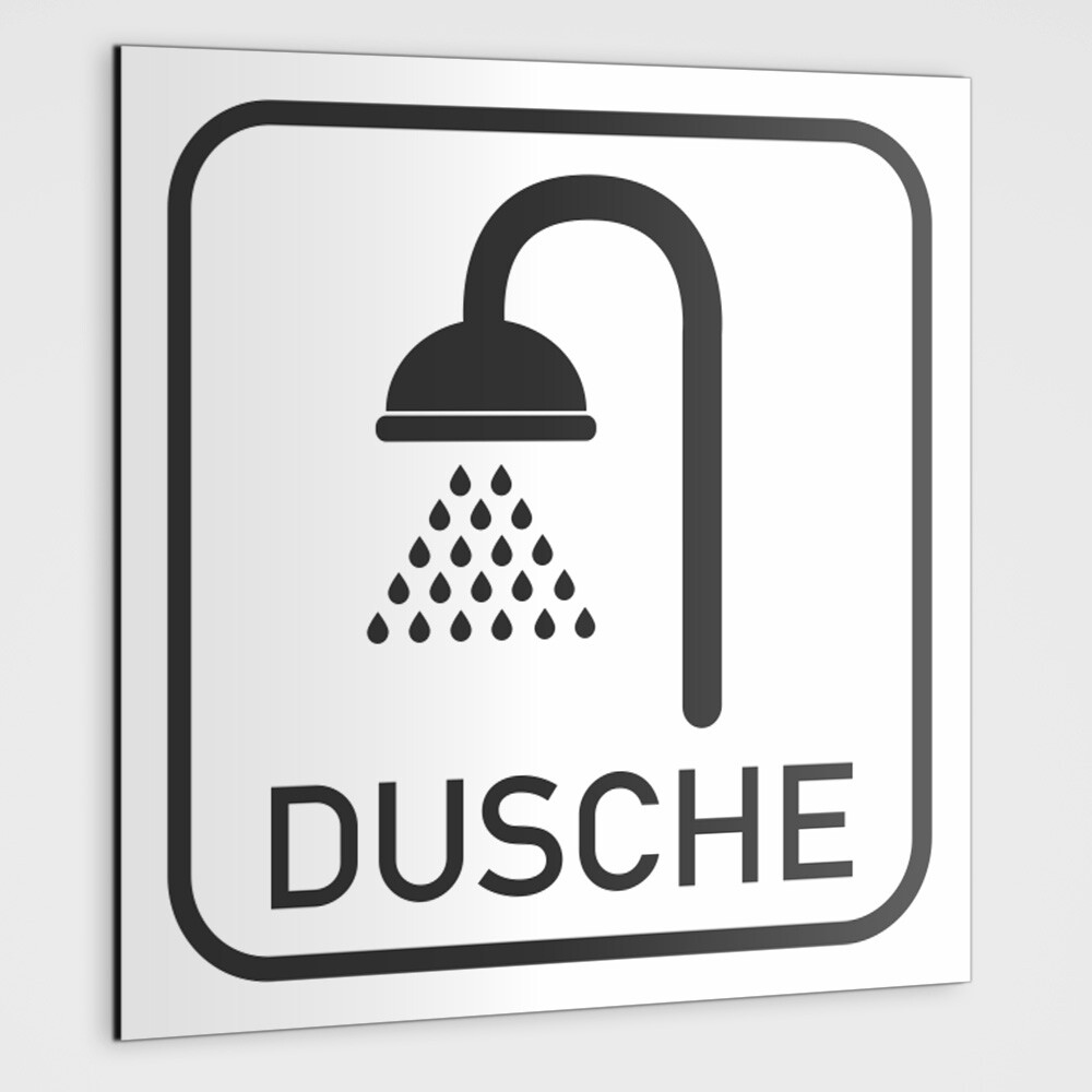 DUSCHE Hinweisschild